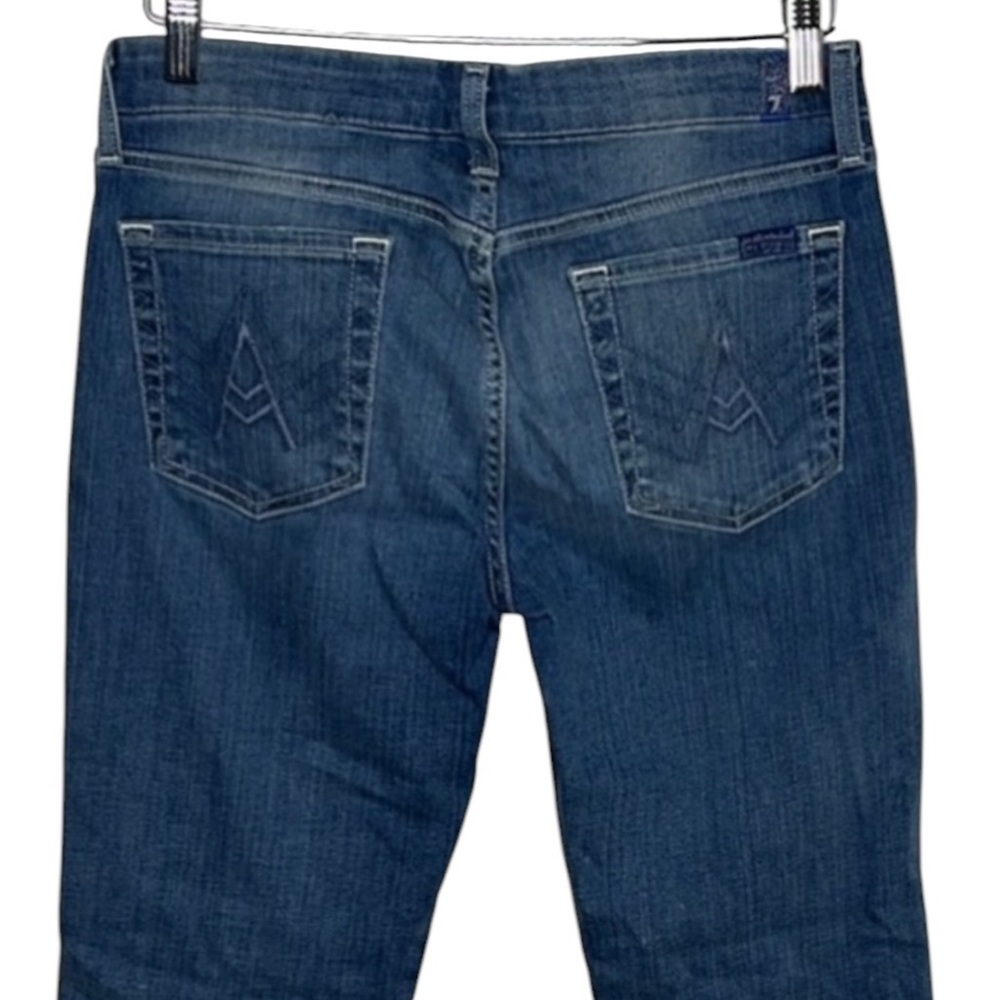 7 for all Mankind "A" Pocket Flair Leg Denim Jeans Women Size 29